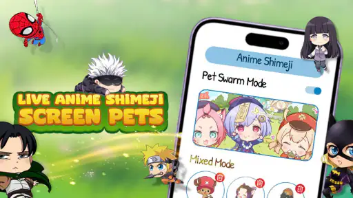 Shimeji: Mascotas de anime screenshot