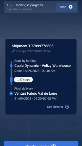 Shippeo Driver screenshot