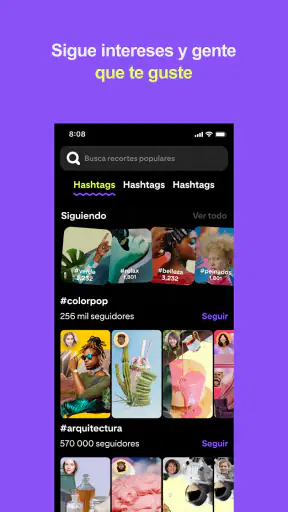 Shuffles de Pinterest screenshot