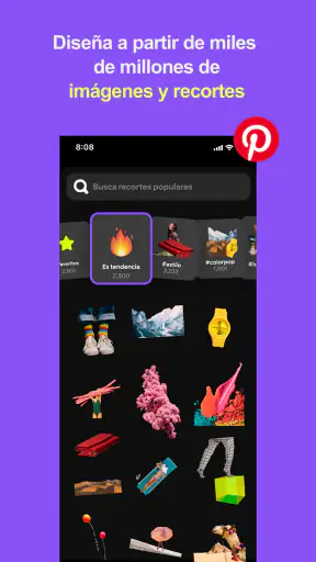 Shuffles de Pinterest screenshot