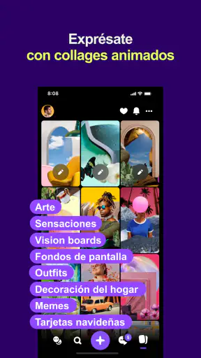 Shuffles de Pinterest screenshot