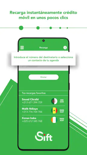 Sift: recarga móvil & Topup screenshot