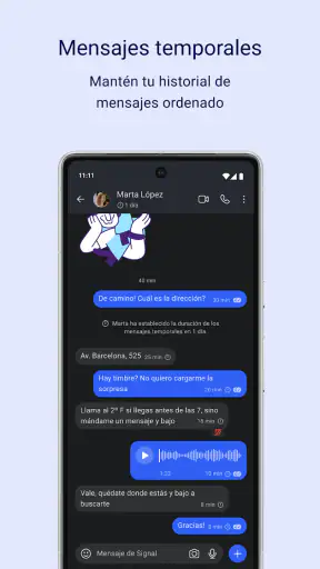 Signal - Mensajería privada screenshot