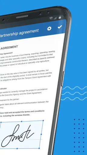 signNow: firmar documentos PDF screenshot