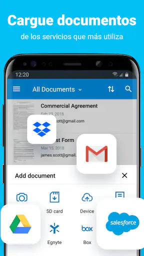 signNow: firmar documentos PDF screenshot