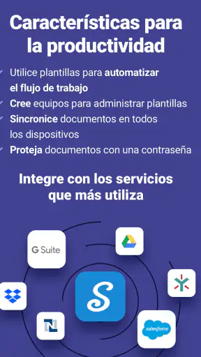 signNow: firmar documentos PDF screenshot