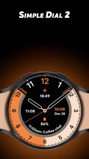 Simple Dial 2 - Watch face screenshot