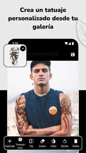 Simular y Diseñar Tatuajes screenshot