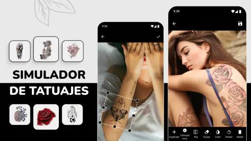 Simular y Diseñar Tatuajes screenshot