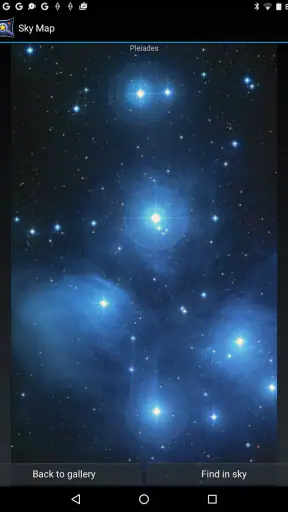 Mapa del cielo screenshot