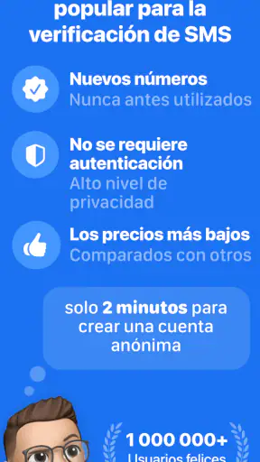 SMS Virtual - Recibir SMS screenshot