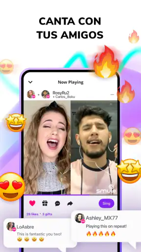 Smule: Canta Karaoke y Graba screenshot