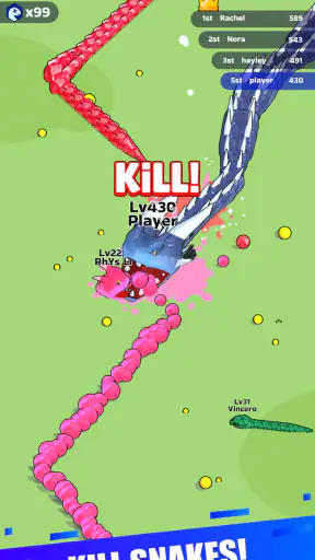Snake Clash screenshot
