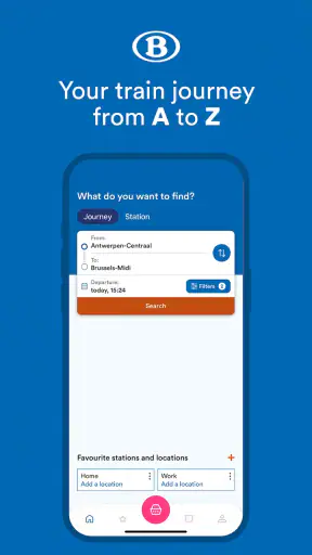 SNCB/NMBS: Timetable & tickets screenshot