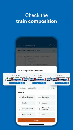 SNCB/NMBS: Timetable & tickets screenshot