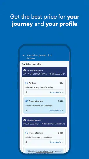 SNCB/NMBS: Timetable & tickets screenshot
