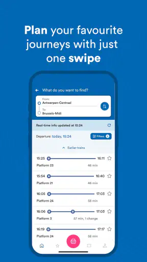 SNCB/NMBS: Timetable & tickets screenshot