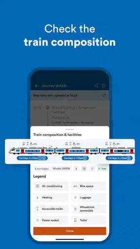 SNCB/NMBS: Timetable & tickets screenshot