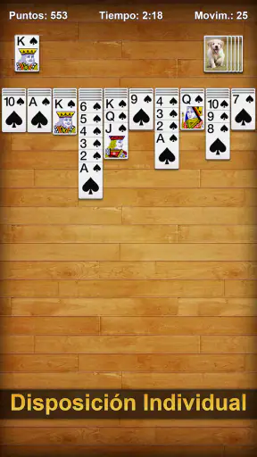 Solitario Spider screenshot