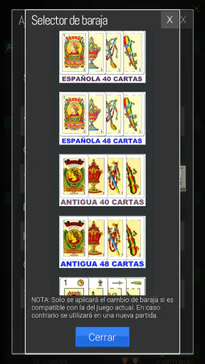 Solitarios españoles Colección screenshot