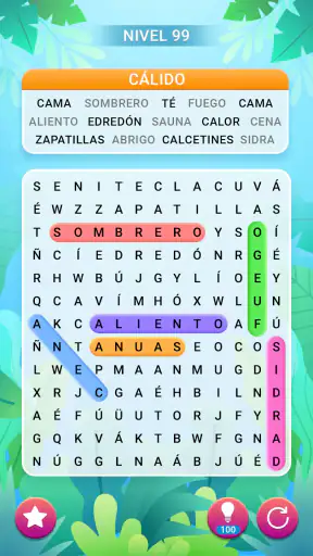 Sopa de Letras Español screenshot