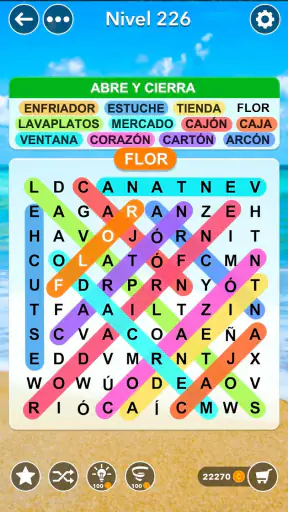 Sopas de Letras - Palabras screenshot