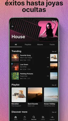 SoundCloud: Música y Playlists screenshot