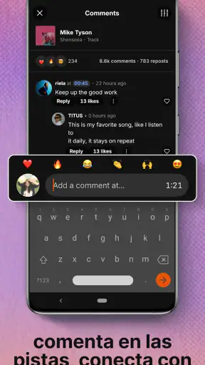 SoundCloud: Música y Playlists screenshot