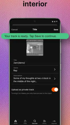 SoundCloud: Música y Playlists screenshot