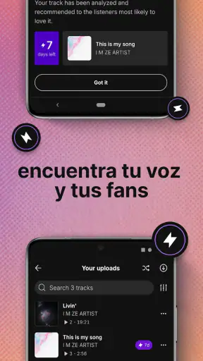 SoundCloud: Música y Playlists screenshot
