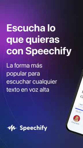Speechify: Lector de Voz IA screenshot
