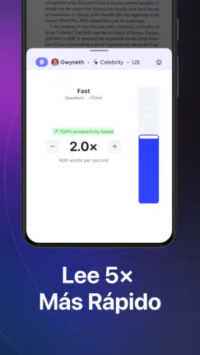 Speechify: Lector de Voz IA screenshot
