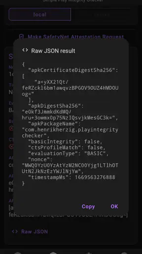 SPIC - Play Integrity Checker screenshot