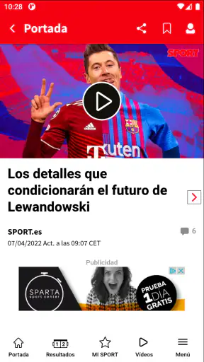 SPORT screenshot