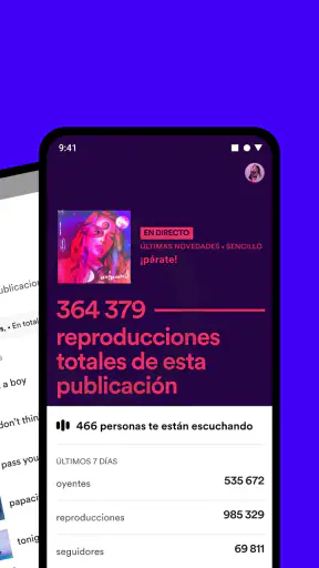 Spotify for Artists screenshot