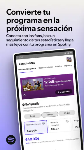 Spotify for Creators screenshot