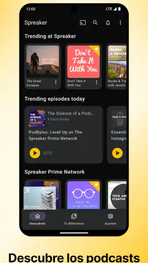 Spreaker Podcasts screenshot