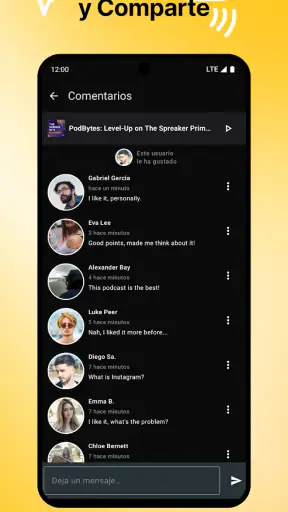 Spreaker Podcasts screenshot