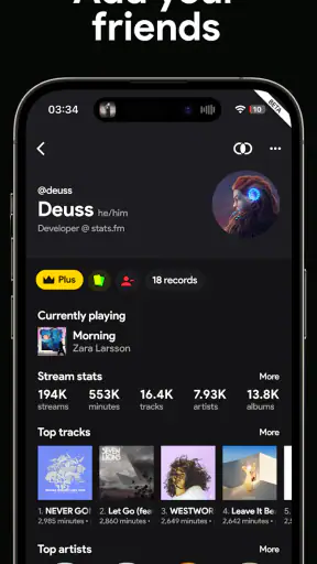 stats.fm for Spotify screenshot