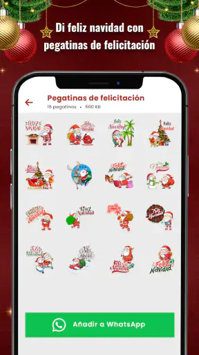 stickers navidad - WASticker screenshot