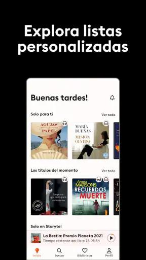 Storytel: Audiolibros y libros screenshot
