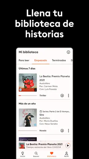 Storytel: Audiolibros y libros screenshot