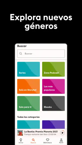 Storytel: Audiolibros y libros screenshot