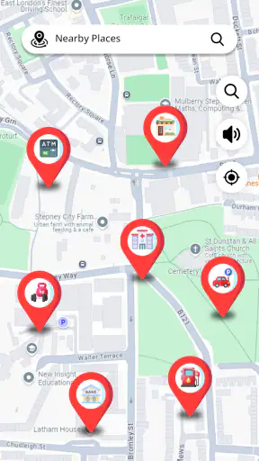 Street View y navegación screenshot