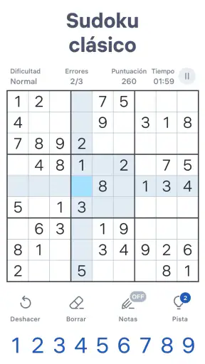 Sudoku.com - Sudoku clásico screenshot