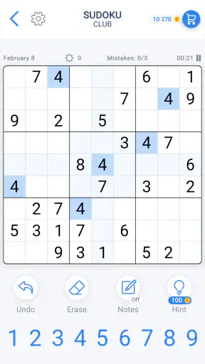Sudoku: Puzles diarios screenshot
