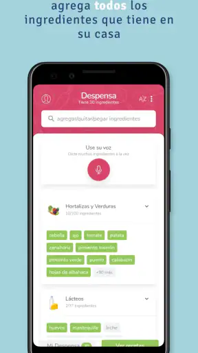 SuperCook Generador de Recetas screenshot