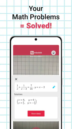 Symbolab - Solucionador screenshot
