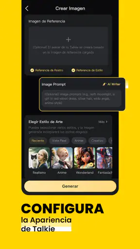 Talkie: IA Personalizada screenshot