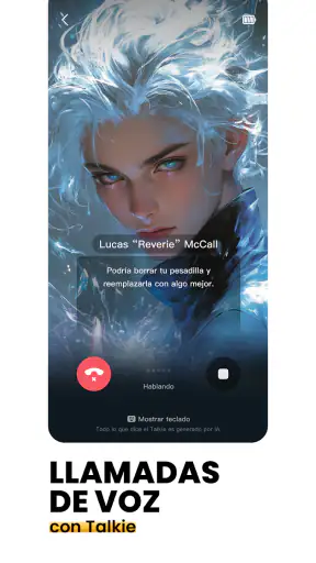 Talkie: IA Personalizada screenshot